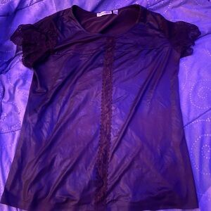 Hannah brown Lace Sleeve Chemise